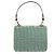 Mulberry Borsa a tracolla in pelle embossed croc Verde Salvia - vista 3