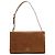 Prada Borsa a tracolla in pelle di llama marrone con fibbia anni '90