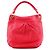 Marc by Marc Jacobs Borsa Hobo 2-Way Classic Q Hillier in pelle Hot Pink - vista 3