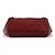 Chloé Borsa Tote in pelle bordeaux con zip laterale e nappina - vista 5
