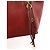 Chloé Borsa Tote in pelle bordeaux con zip laterale e nappina - vista 7