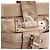 Chloé Borsa Tote Tracy in pelle metallizzata - vista 8