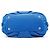 Marc by Marc Jacobs Borsa Bowling Classic Q in pelle martellata blu - vista 5
