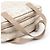 Chanel Borsa 2-Way trapuntata in nylon e pelle beige - vista 10