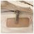 Chanel Borsa 2-Way trapuntata in nylon e pelle beige - vista 12