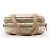 Chanel Borsa 2-Way trapuntata in nylon e pelle beige - vista 4