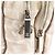 Chanel Borsa 2-Way trapuntata in nylon e pelle beige - vista 6