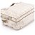 Chanel Borsa 2-Way trapuntata in nylon e pelle beige - vista 8
