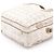 Chanel Borsa 2-Way trapuntata in nylon e pelle beige - vista 9