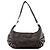 Yves Saint Laurent Borsa a tracolla Hobo Mombasa in pelle marrone scuro - vista 3