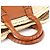 Chloé Borsa Cesto Marcie in Raffia Intrecciata Beige - vista 11