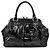 Marc Jacobs Borsa Stam 2-Way in pelle verniciata nera - vista 3