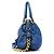 Marc Jacobs Borsa 2-Way Stam in pelle trapuntata blu - vista 2