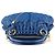 Marc Jacobs Borsa 2-Way Stam in pelle trapuntata blu - vista 4