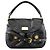 Marc by Marc Jacobs Borsa 2-Way in pelle nera con tasca e chiusura a rotazione