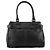 Coach Borsa Tote Hamptons in pelle liscia nera F11199 - vista 3