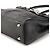 Coach Borsa Tote Hamptons in pelle liscia nera F11199 - vista 8