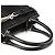 Coach Borsa Tote Hamptons in pelle liscia nera F11199 - vista 9
