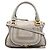 Chloé Borsa a tracolla 2-way Marcie in pelle grigia
