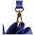 Marc by Marc Jacobs Borsa Tote 2-Way in pelle blu cobalto - vista 10