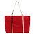 Prada Borsa Tote in raso Raso rossa