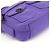 Miu Miu Borsa a tracolla in mesh viola con tasca - vista 10
