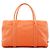 Chloé Borsa Boston Madeleine in pelle arancione - vista 3