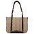 Céline Borsa Tote in tela Macadam beige e marrone
