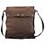 Yves Saint Laurent 166283 Borsa a tracolla in pelle e tela marrone