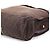 Yves Saint Laurent 166283 Borsa a tracolla in pelle e tela marrone - vista 11
