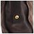 Yves Saint Laurent 166283 Borsa a tracolla in pelle e tela marrone - vista 8