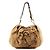 Yves Saint Laurent Borsa a tracolla Nadja con volant in camoscio marrone chiaro 2003