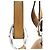 Yves Saint Laurent Borsa a tracolla Nadja con volant in camoscio marrone chiaro 2003 - vista 14