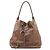 Chloé Borsa a secchiello in pelle marrone con coulisse