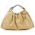 Gucci 76554 Ivory Leder-Tote mit Raffung