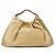 Gucci 76554 Ivory Leder-Tote mit Raffung - Ansicht 3
