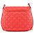 Marc Jacobs Bolsa Crossbody de Couro Matelassado Vermelha com Fivela e Corrente - vista 3