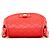 Marc Jacobs Bolsa Crossbody de Couro Matelassado Vermelha com Fivela e Corrente - vista 4