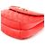 Marc Jacobs Bolsa Crossbody de Couro Matelassado Vermelha com Fivela e Corrente - vista 8