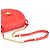 Marc Jacobs Bolsa Crossbody de Couro Matelassado Vermelha com Fivela e Corrente - vista 9
