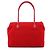 Miu Miu Shopper-Bag aus roter Bouclé-Wolle mit Gummigriffen - Ansicht 3