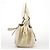 Chloé Borsa Tote Bay in pelle avorio - vista 2