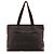 Gucci 180449 Borsa tote in nylon GG marrone - vista 3
