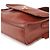 Coach Bolsa 2-Way em couro de curtimento de luva bordô com fecho turnlock - vista 9