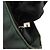 Prada B7514 Mini Bag in Tessuto Grafite Verde con Manico in Metallo - vista 15
