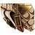 Coach Borsa a tracolla Signature Soho 1495 Beige Bronze - vista 7