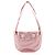 Gucci 001 4399 Borsa a tracolla in raso rosa con coulisse - vista 3