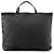 Chloé Borsa Tote in pelle nera con tasca frontale - vista 3
