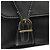 Chloé Borsa Tote in pelle nera con tasca frontale - vista 7