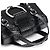 Dolce & Gabbana Mini borsa in raso nero effetto pitone e strass - vista 10